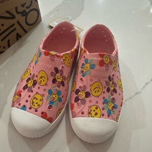 Brand new native kids shoes. Never worn, with tags and box.